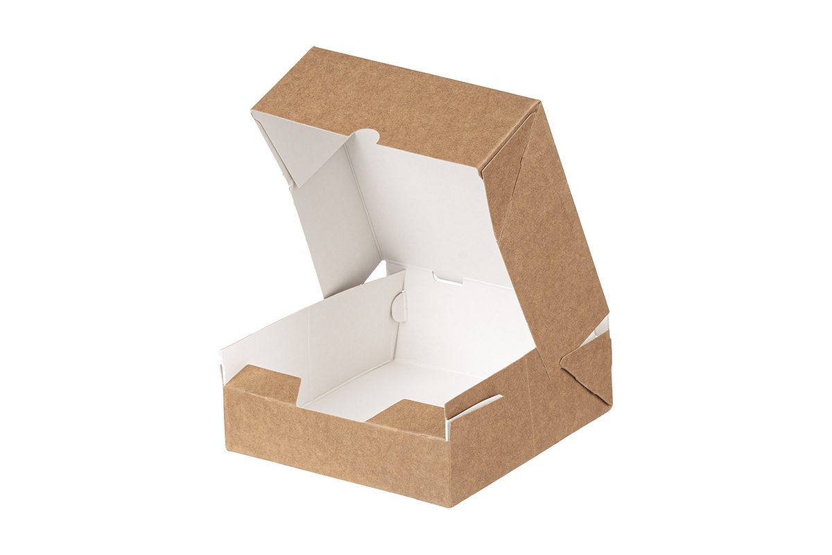 Aυτόματο Κουτί Kraft Πατάτας Λευκό Εσωτερικό