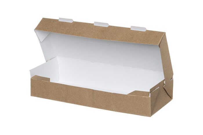 Aυτόματο Κουτί Kraft Λευκό Εσωτερικό T24